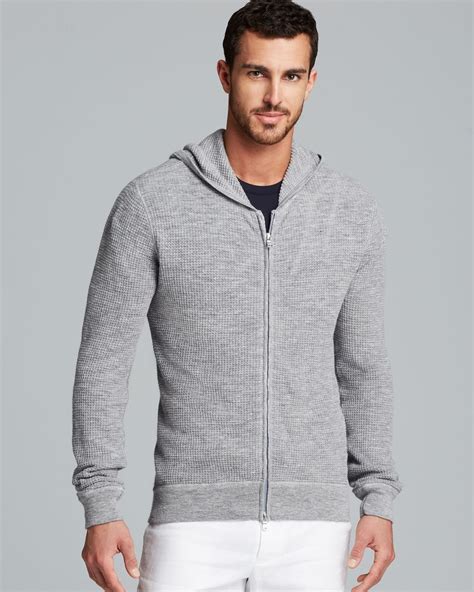 michael kors hoodie grey|Michael Kors thermal hoodie.